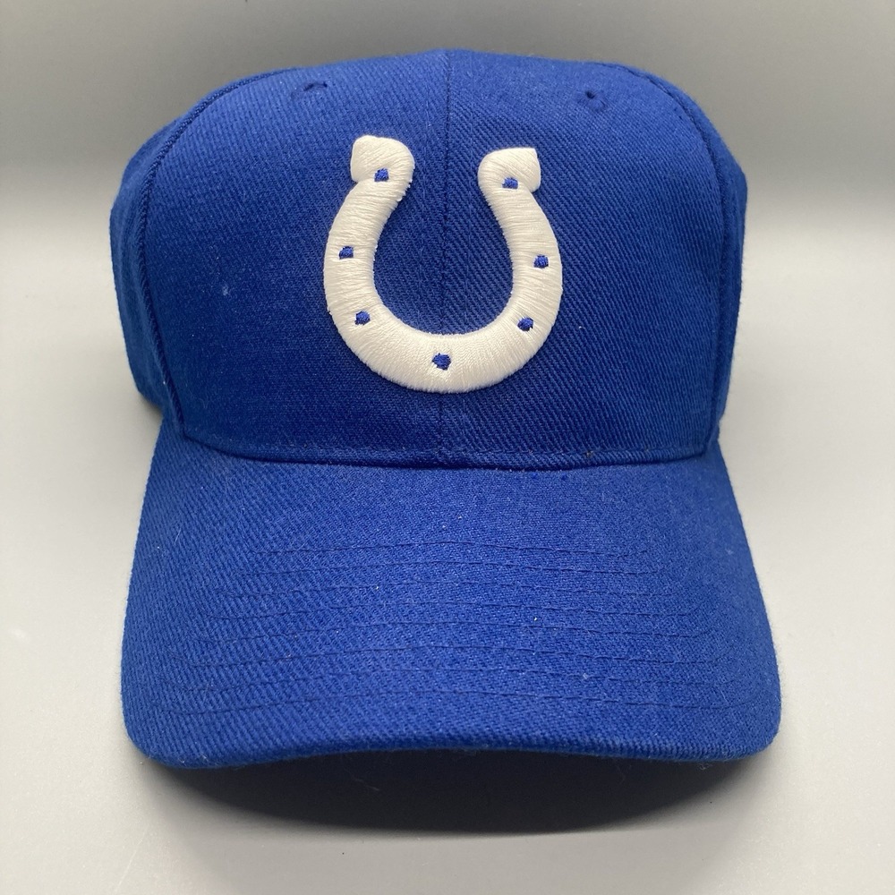 NWT Reebok Indianapolis Colts NFL Strapback Cap Trucker 3D Embroidered